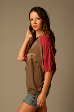 Burgundy/black