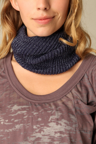 Twisted Lurex Neck Warmer