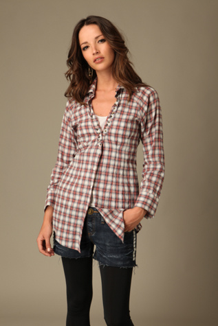 Plaid Studded Workshirt