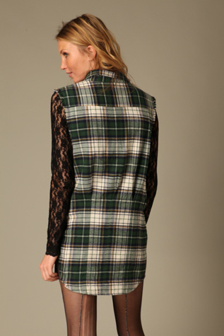 Green/white Plaid