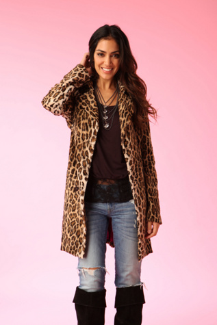 Graham & Spencer Leopard Coat : coat chic funky style leopard