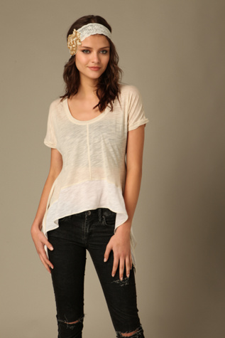 We The Free Drifter Lace Back Tee