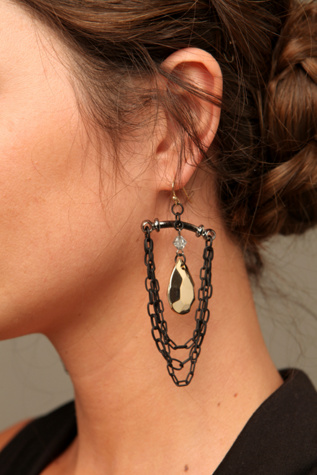Gold Nugget Earrings