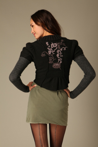 Snap Front Sweater Jacket