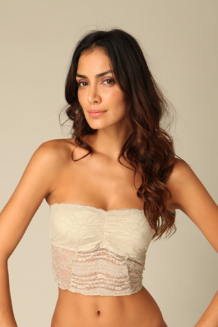 Cropped Lace Tube
