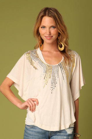 Sparkle Wave V Neck