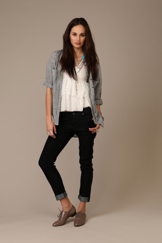 Davis Slouch Cigarette Jeans By Genetic