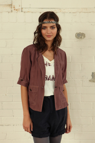 We The Free Silk Blazer