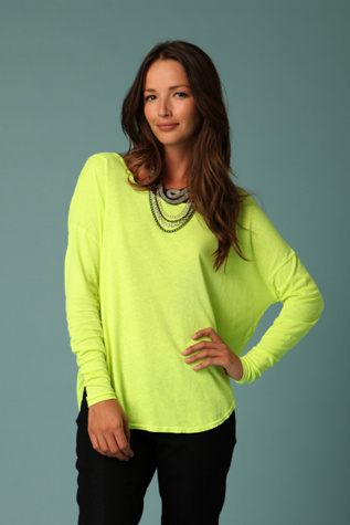 Voluminous Neon Top