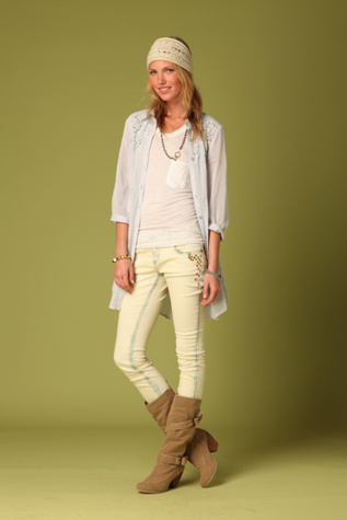 FP Super Skinny Circle Stud Jeans