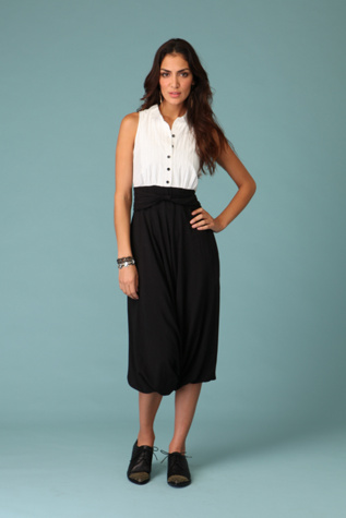 Tuxedo Harem Romper