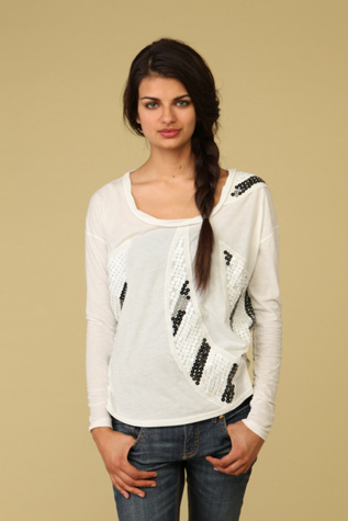 Sequin Trapeze Top