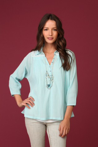 Floral Embroidered Top