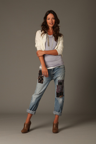 One-Of-A-Kind Patched Boyfriend Jean