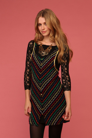 Zig Zag Sweater Dress