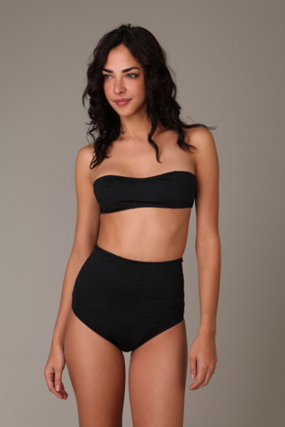 Hi-Waisted Bandeau Bikini