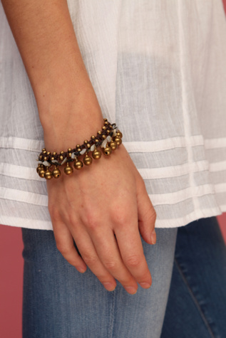 Weaving Stone Bracelet