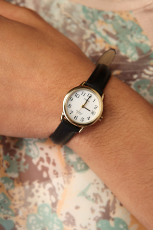Leather Band Watch