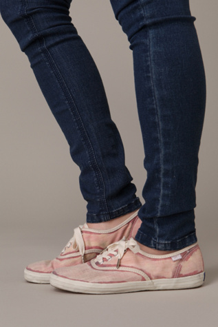 Bleached Keds