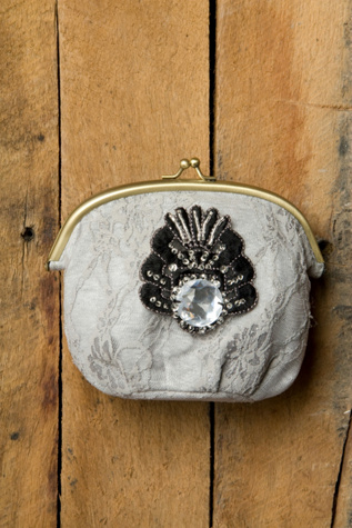 Lace Applique Coin Purse