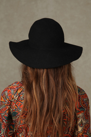 Janis Brimmed Wool Tall Hat