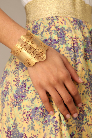 Golden Wide Cuff