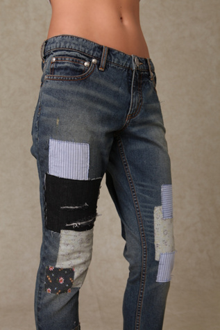 FP Slouch Patch Boyfriend Jean