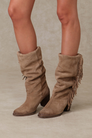 Slouch Fringe Boot