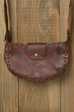 Studded Crescent Bag
