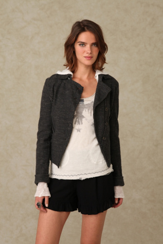 Solid Ruffled Tap Short