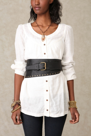 Antionette Buckled Corset Waist Belt 