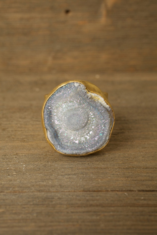 Organic Druzy Ring