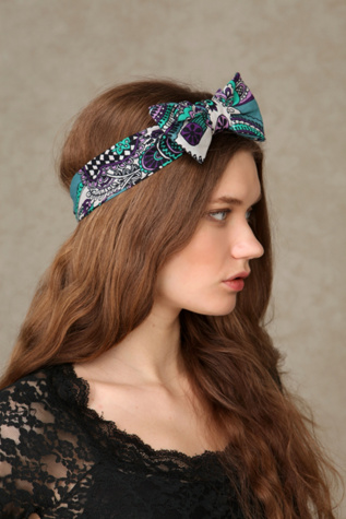 Teal Paisley