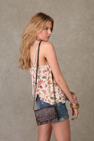Woven Crossbody & Chain