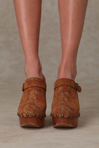Floral Charli Platform Clog