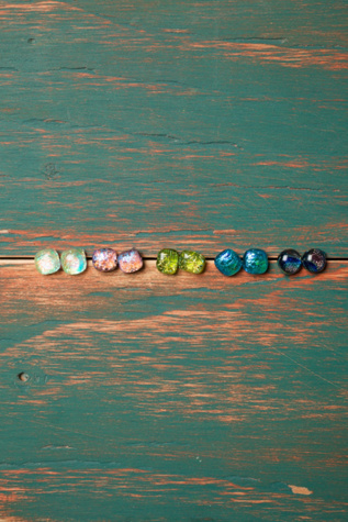 Glass Stud Earrings