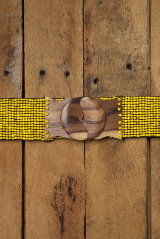 Solid Seed Bead Waist Belt