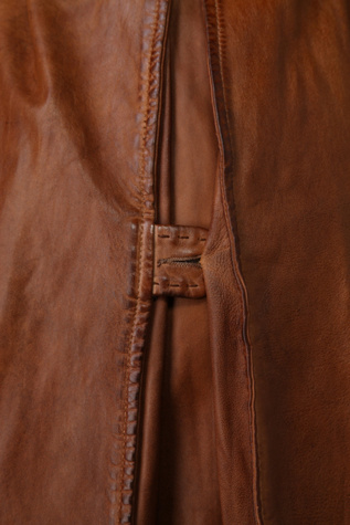 Blur Leather Trench
