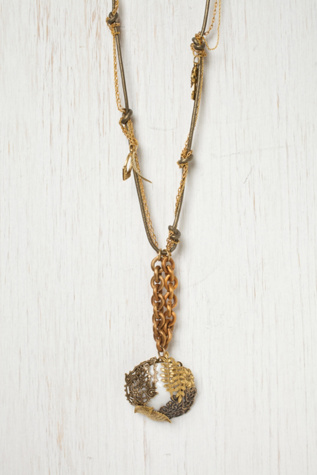 Falling Leaves Vintage Necklace