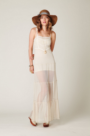 Point D'Esprit Maxi Slip