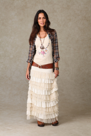 FP ONE Ruffled Layers Maxi Skirt