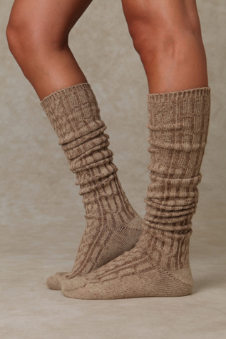 Cableknit Tall Sock