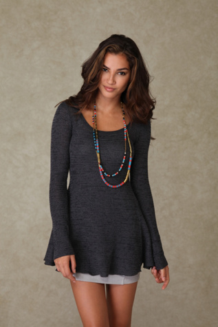 Scooped Sweater Tunic
