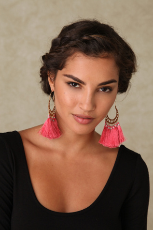 Setting Sun Tassel Earring
