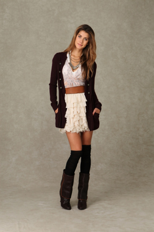 Chiffon Ruffles Skirt