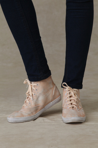 Stained Distressed Hi Keds
