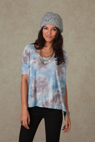 We the Free Short Sleeve Tie Dye Boyfriend Tee