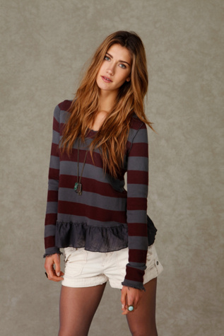 We the Free Rugby Stripe Pullover