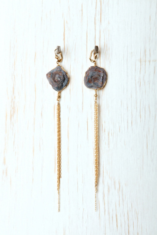 Druzy Fringe Earring