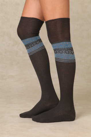 Band Of Fairisle Tall Sock